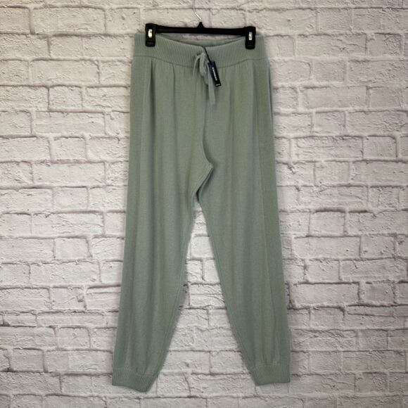 Express Cashmere Edition Women’s Large Pants Lounge Drawstring Jogger Mint Green - Picture 10 of 11
